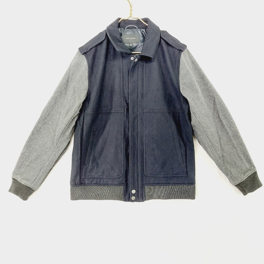 Banana Republic Wool Blend Grey Jacket Z47